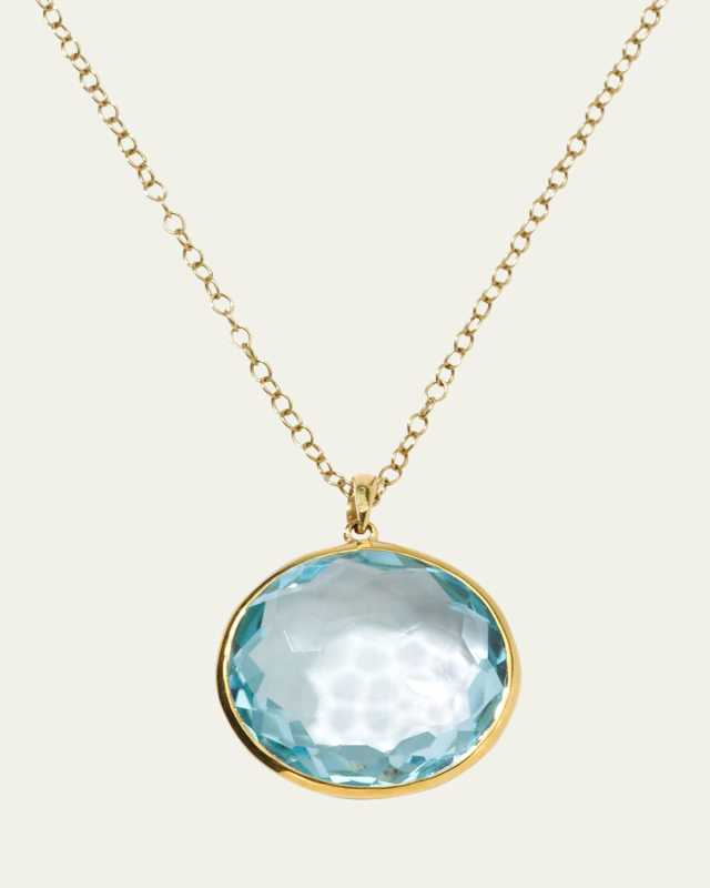Medium Pendant Necklace in 18K Gold